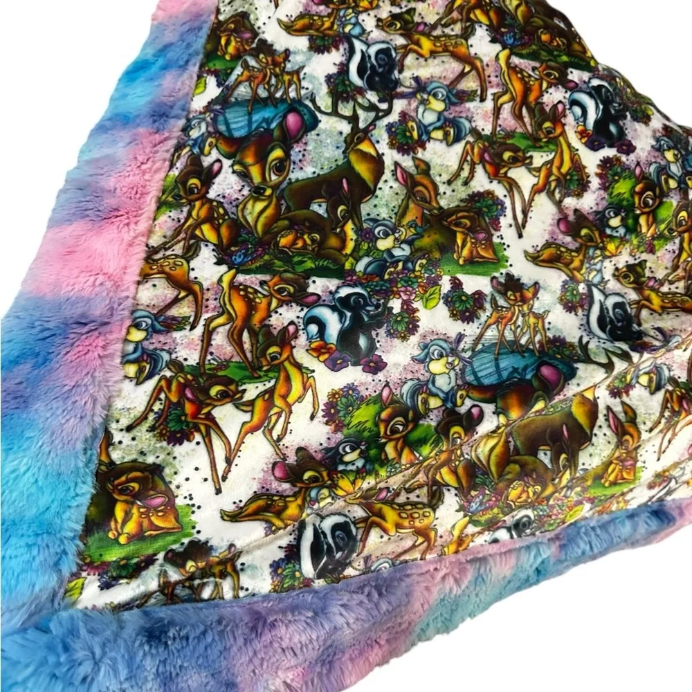 Minky Bambi Blanket